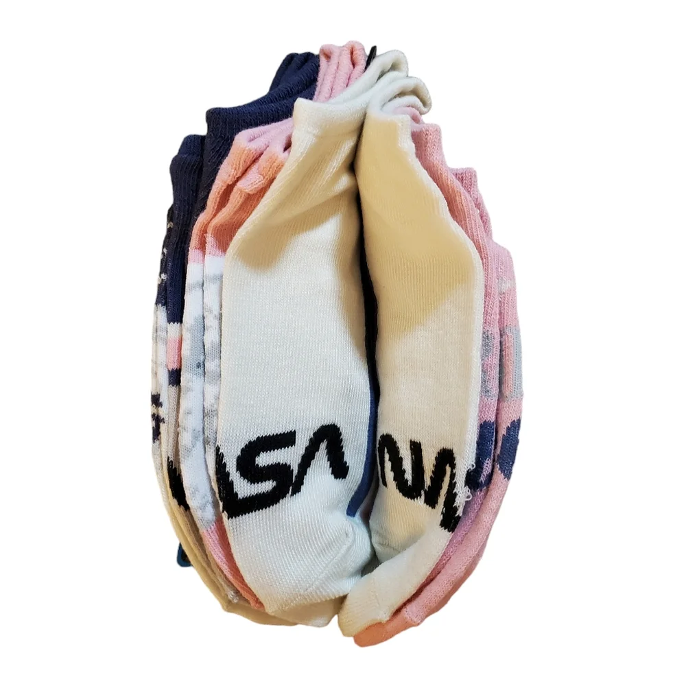 Nasa‎ Moon Socks No Show 5 Pairs